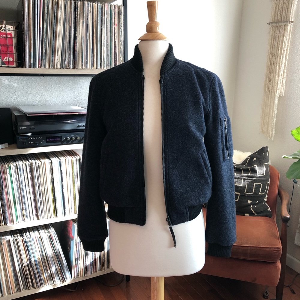 OBEY wool bomber. Brand new with tags